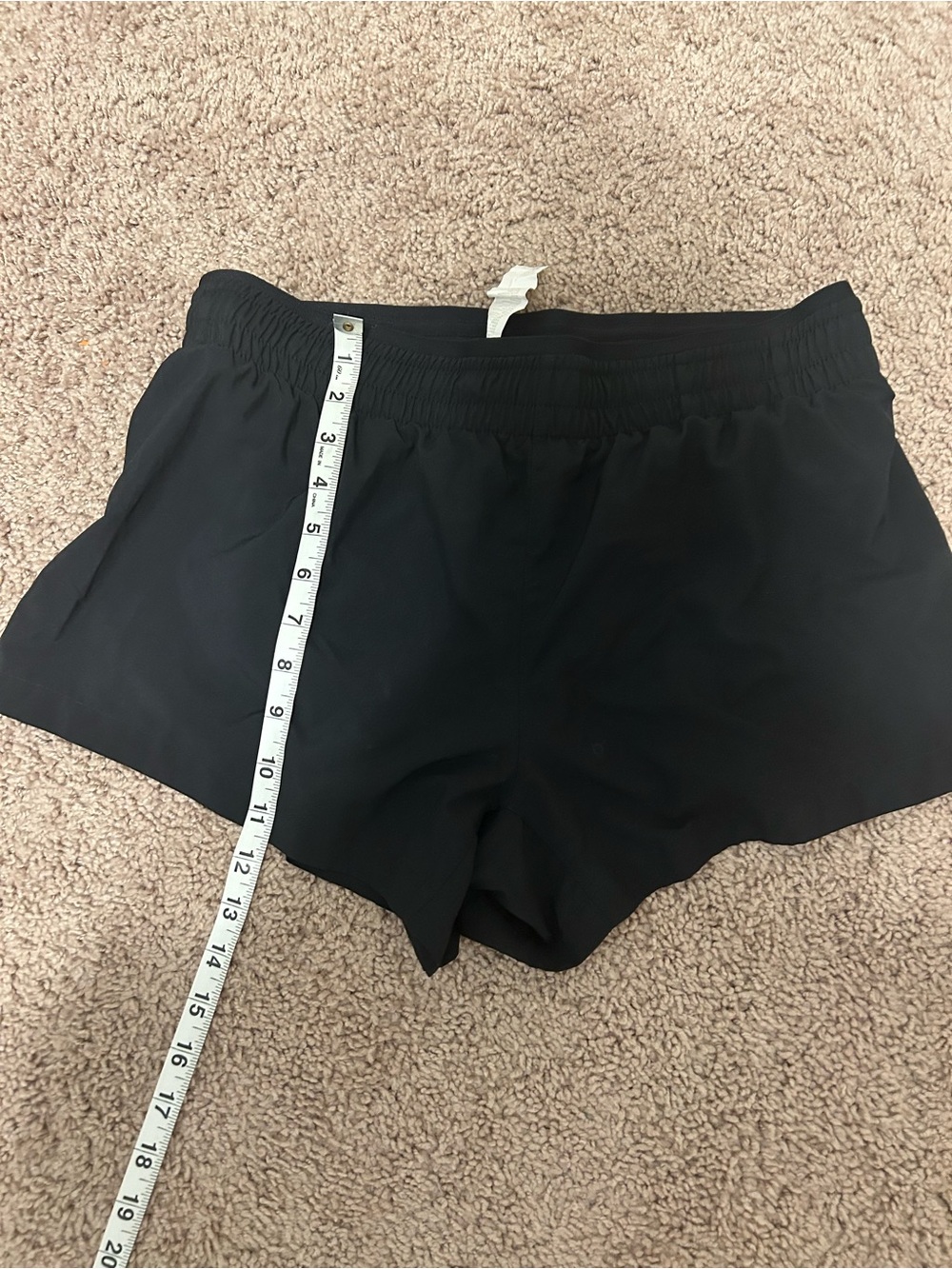 Fabletics Women’s Black Elastic-Waist Athletic Shorts
